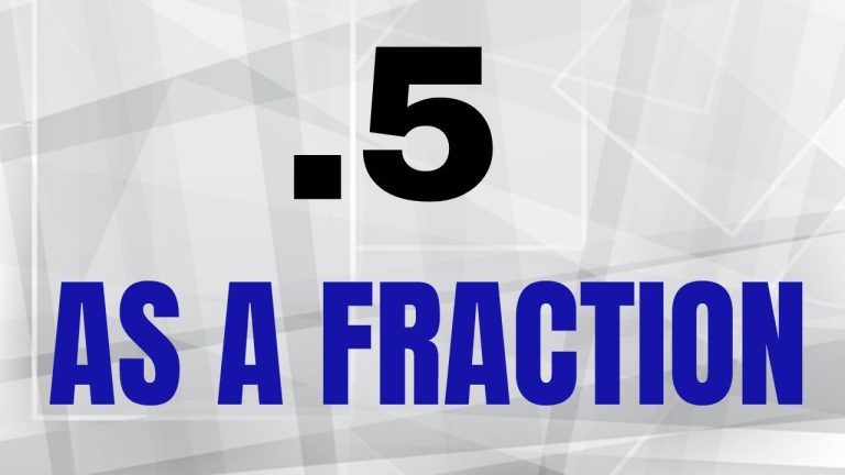 Understanding 3.5 as a Fraction: A Comprehensive Guide
